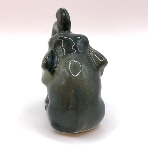 Adorable ELEPHANT Figurine Missing Her Baby Vintage - Picture 7 of 8